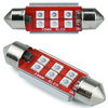 LED-Autolampe C5W 6 SMD 3535 CAN BUS blau