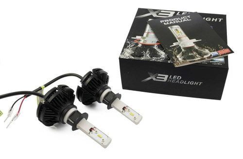 LED Scheinwerferlampen H1 X3 ZES 50W 12000 lm | 2 Stück