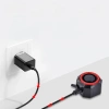 Intelligentes Fahrradrücklicht mit Alarm | 4-in-1 LED-Fahrradalarm | Bremslicht mit Hupe 110 dB | BBL-A6