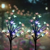 Solarblume | Solar-LED-Gartenlaterne Baum mit Blumen | 70 cm, 600 mAh | FLD-07-C