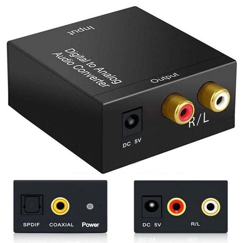 Signalwandler AUDIO - Koaxial / Toslink SPDIF - RCA | F101