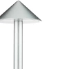Tischlampe mit eingebautem Akku | Nachtlicht mit drei Leuchtfarben | Stimmungsvolle Lampe für Hotel, Restaurant | HJA32-SILVER