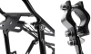 Fahrrad-Gepäckträger hinten mit Federklappe | Aluminium, verstellbar, bis 27 kg Tragkraft | BIK-ZJ667