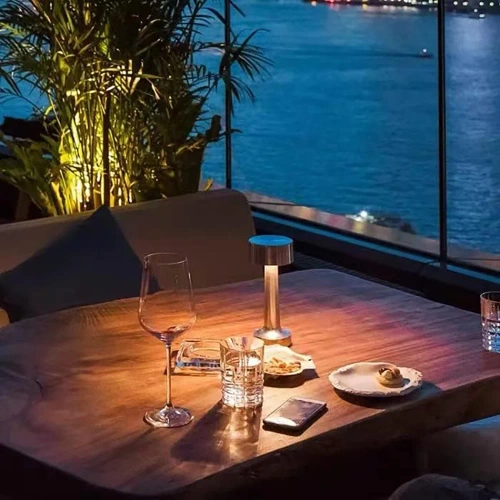 Kabellose Tischleuchte | Touch-Nachtleuchte mit einstellbarer Lichtfarbe | USB-Leuchte | HJA10-white