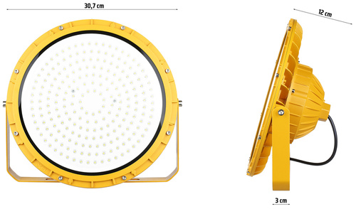 Explosionsgeschützte Strahler | Arbeits-Halogenlampe | LED 200W IP65 | AE-FL200W