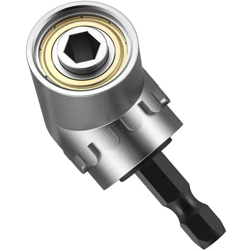 Winkelaufsatz für 1/4" Bits | Schraubendreher-Aufsatz | DLS-105-SILVER