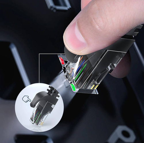 LAN-Netzwerkkabel | Cat 6a, Patchkabel, RJ45, 0,5 m | Cat6a-0.5M