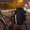 Wasserdichte Fahrradtasche für den Kofferraum 27L | Fahrradtasche mit Regenhülle und Reflektoren | Robuste 3-in-1 Fahrradtasche | ZTB-670