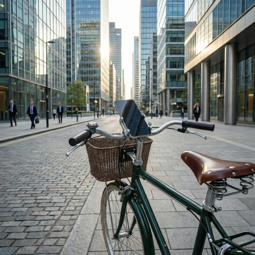 Fahrrad Handyhalterung | Aluminium Lenkerhalterung, universelle Smartphone Befestigung, stabile Fahrradhalterung | CNCD-673