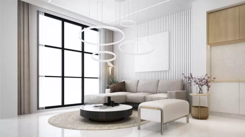 Mehrfachfunktionale moderne Pendelleuchte | LED | Weiß | RLK-C04-136W-W