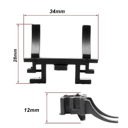 Adapter zur Befestigung von LED-Lampen oder HID-Lampen | Fiat 500, Land Rover Freelander, Mercedes Benz Sprinter | TK-116