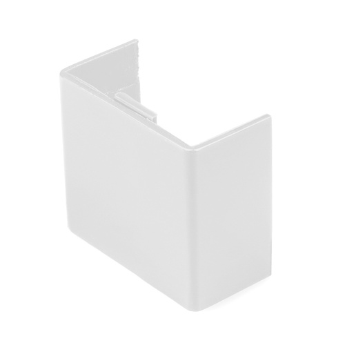 Gerader Verbinder für Abdeckleiste 40x20mm | weiß | CDT-02