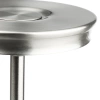 Tischlampe mit eingebautem Akku | Nachtlicht mit drei Leuchtfarben | Stimmungsvolle Lampe für Hotel, Restaurant | HJA30-SILVER