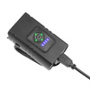 LED Fahrradlicht Set | Radlicht Set bestehend aus Vorderlicht & Rücklicht aufladbar über USB | 2 XM-L T6 CREE LEDs, 1000lm, 6 Leuchtmodi, 1200mAh | 5 LEDs, 4 Leuchtmodi, 50lm