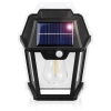 Solar-Wandleuchte LED | Solarlampe mit Dämmerungs- und Bewegungssensor | Solar-Außenbeleuchtung | TG-TY13502