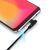 Micro-USB 1M | Winkel-USB-Ladekabel für Telefon | Quick Charge 3.0 2.4A | AM30