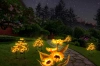 Solarblume | Solar-LED-Gartenlaterne Sonnenblumen | 75 cm, 600 mAh | FLD-36-GELB