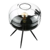 Stilvolle Nachttischlampe mit Glaslampenschirm | Moderne Glas-Tischlampe | BH-233-TS