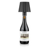 Tischlampe zum Aufstecken auf eine Flasche | HJA47-SCHWARZ | LED-Tischlampe mit eingebautem Akku