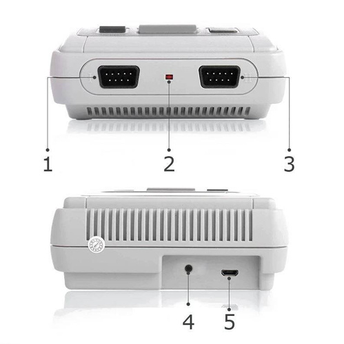 Retro-Spielkonsole | 620 Spiele | 2 Controller | SFC620-LD