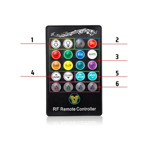 Autolampen | RGB-LED | 8 Stück