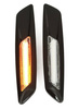LED-Seitenblinker | klare Linse, schwarzes Gehäuse | statisch | BMW E90 E91 E92 E93, E60 E61, F10, E81 E82 E87 E88 | PLCBD004B