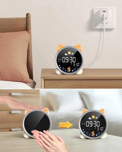 LED-Lichtwecker | Uhr mit Timer | SG-7-W