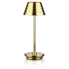 Tischlampe mit eingebautem Akku | Nachtlicht mit drei Leuchtfarben | Stimmungsvolle Lampe für Hotel, Restaurant | HJA15-GOLD