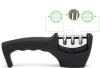 Messerschärfer | Dreistufiges Schärfsystem | schwarz | KN-830-BLACK
