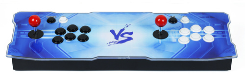 Retro-Spielkonsole | 5.000 Retro- und 3D-Spiele, 2 Controller-Sets, integrierter Lautsprecher, Anschlussmöglichkeit für Münzeinwurf | schwarz | BP-3001-SCP