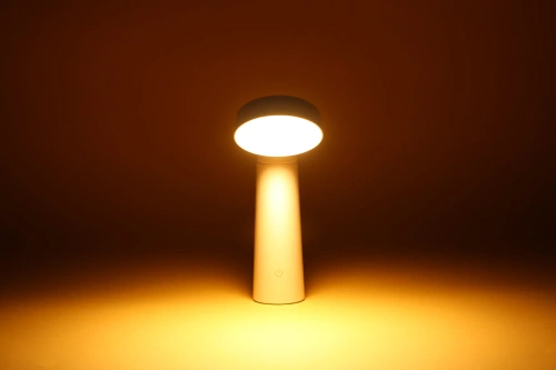 LED-Tischleuchte | kabellos, mit schwenkbarem Kopf | schwarz | JX12-BLACK