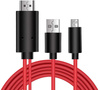 Adapter Micro-USB 11pin - HDMI | MHL | FullHD 1080p | 1,8m | HTM-2M