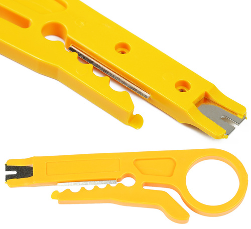 Netzwerk-Tool-Set | LAN-Tester, Crimpzange, Isolierungsentferner, LSA-Crimper | RJ-45, RJ-11 | AR-811