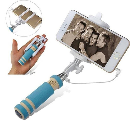 Teleskopischer Selfie-Stick für Telefon mit Jack-Kabel zur Fernauslösung des Auslösers | Z-08