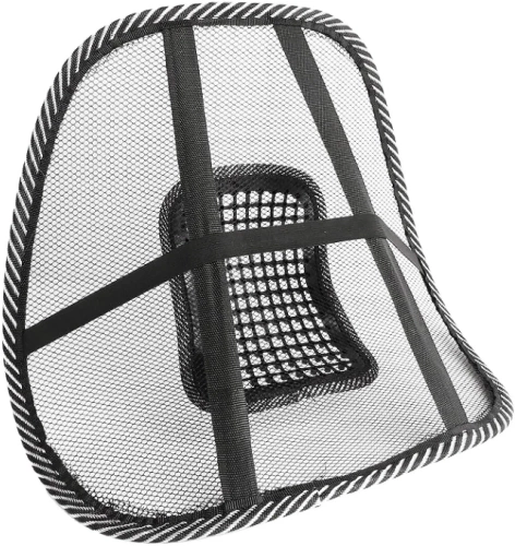 Rückenstütze fürs Auto | Ergonomische Lendenstütze | Rückenstütze für Stuhl oder Sessel | GLY-440-SCHWARZ