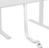 Kabel- und Drahtabdeckung 1,3m | Vertikaler Kabelkanal | Weiß | QN-1501