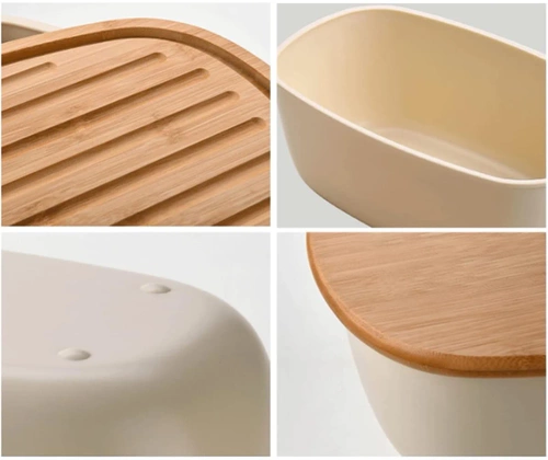 Brotbox | Aufbewahrungsbehälter für Brot und Brötchen mit Schneidebrett | FC-B215