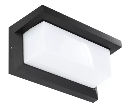 Gartenlampe, Außenwandleuchte mit LED | Integrierter Bewegungs- und Dämmerungssensor | 12W, 1200lm, IP65 | TYD-S18W-B