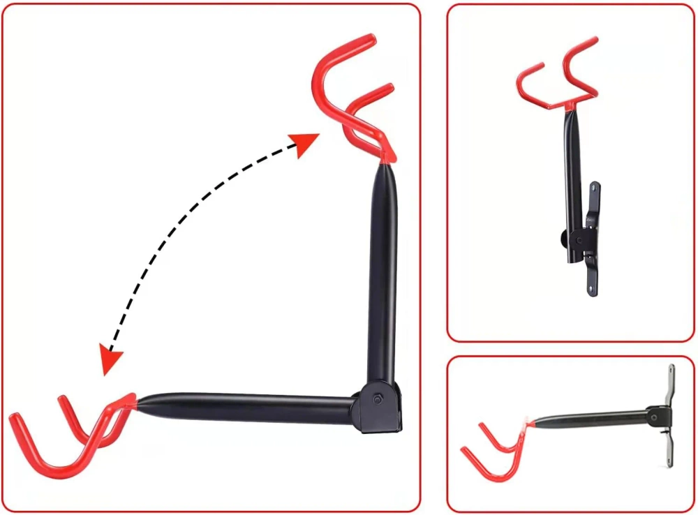 Technische Zeichnung zeigt den Klappmechanismus des Halters