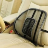 Rückenstütze fürs Auto | Ergonomische Lendenstütze | Rückenstütze für Stuhl oder Sessel | GLY-440-SCHWARZ