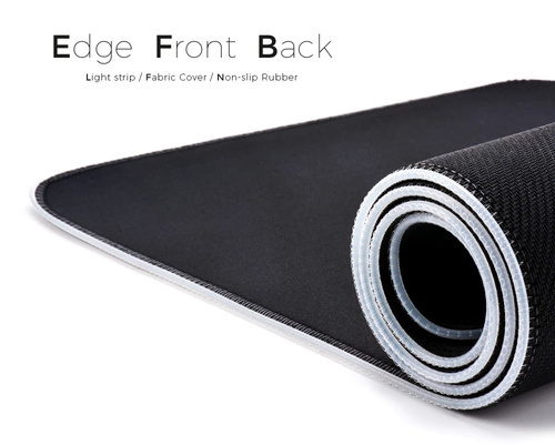 Mauspad | 80x30 cm | LED-RGB-Beleuchtung | 13 Leuchtmodi | MP-001L