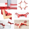 Schreiner-Winkelspanner | Eckzwinge | Winkelmontageklemme | AZ-C90-ROT