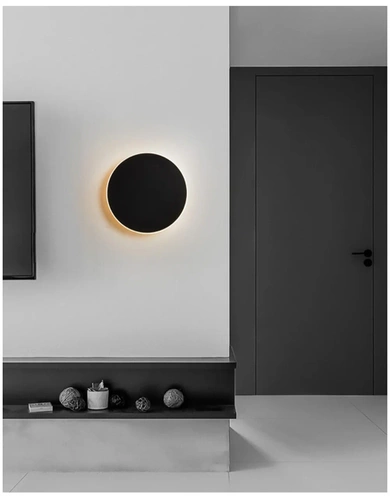 LED-Wandleuchte | Wandlampe ⌀13 cm | Moderne runde Lampe | BD20-13CM-B
