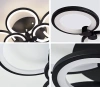 Mehrfachfunktionale moderne Pendelleuchte | LED | Schwarz | RLG-C180W-B