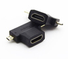 HDMI-Adapter für Mini HDMI und Micro HDMI | 4K | 3D | HA-3