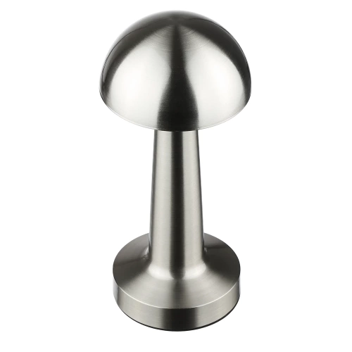 Kabellose Tischlampe | Touch-Nachtlicht mit einstellbarer Lichtfarbe | Pilz-USB-Lampe | HJA11-SILVER