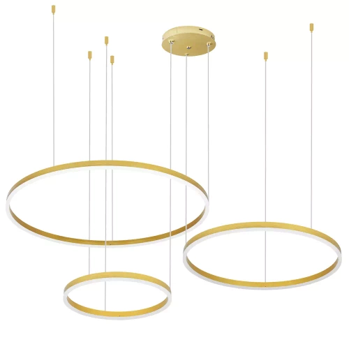 LED-Pendelleuchte | mehrteilig, modern, 136 W | gold | RLK-C03-136W-G