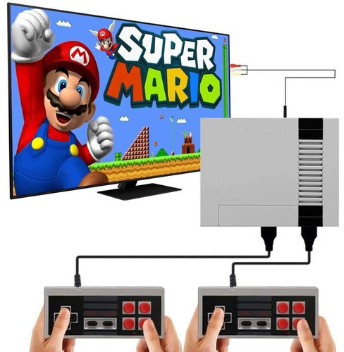 Retro-Spielkonsole | 620 integrierte Spiele | 2 Controller | RS41