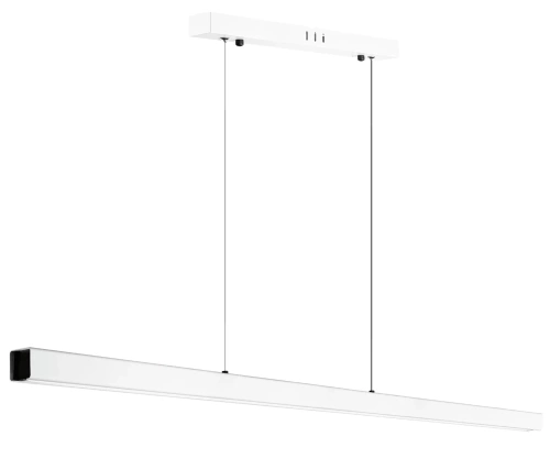 Moderne rechteckige Pendelleuchte | Fernbedienung | LED | weiß | SX41-120CM-48W-W