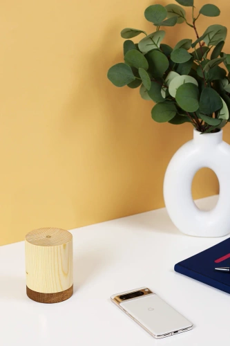 Holz-Tischleuchte | Touch-Nachtleuchte mit integriertem Akku | VSO-1210-D